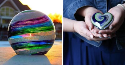 ¡Adiós ataúdes! Compañía crea esferas planetarias con las cenizas de seres queridos