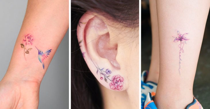 15 Ideas femeninas para hacerte un tatuaje de flores
