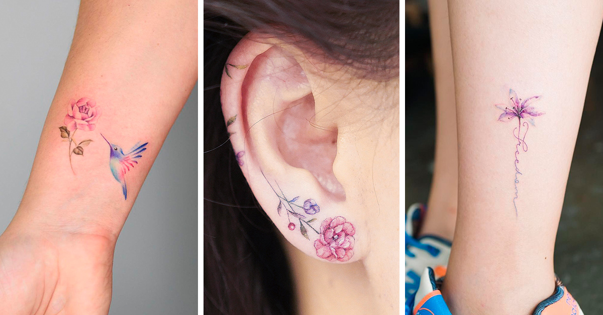 15 Ideas muy femeninas para hacerte un tatuaje de flores 15 Ideas muy femeninas para hacerte un tatuaje de flores