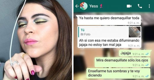 Salva a su amiga en apuros con un tutorial de maquillaje vía Whatsapp