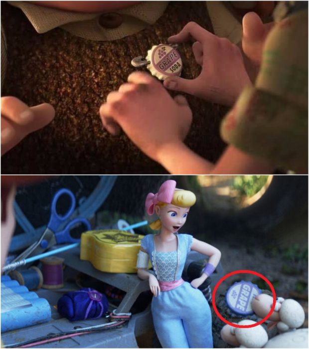 Escena de Toy Story 4, las ovejas junto a Bee Bo