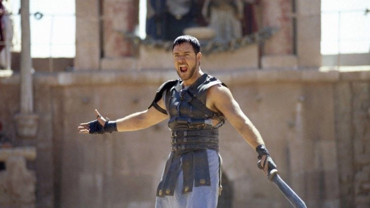 Russel Crowe en escena de Gladiador