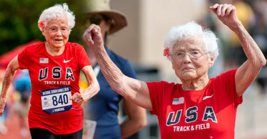 Mujer bate récord en las pistas de atletismo a los 103 años