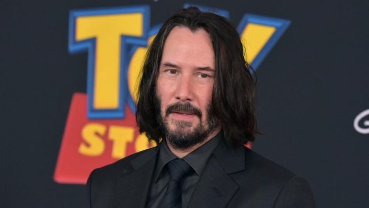 Keanu Reeves en la presentación de Toy Story 4