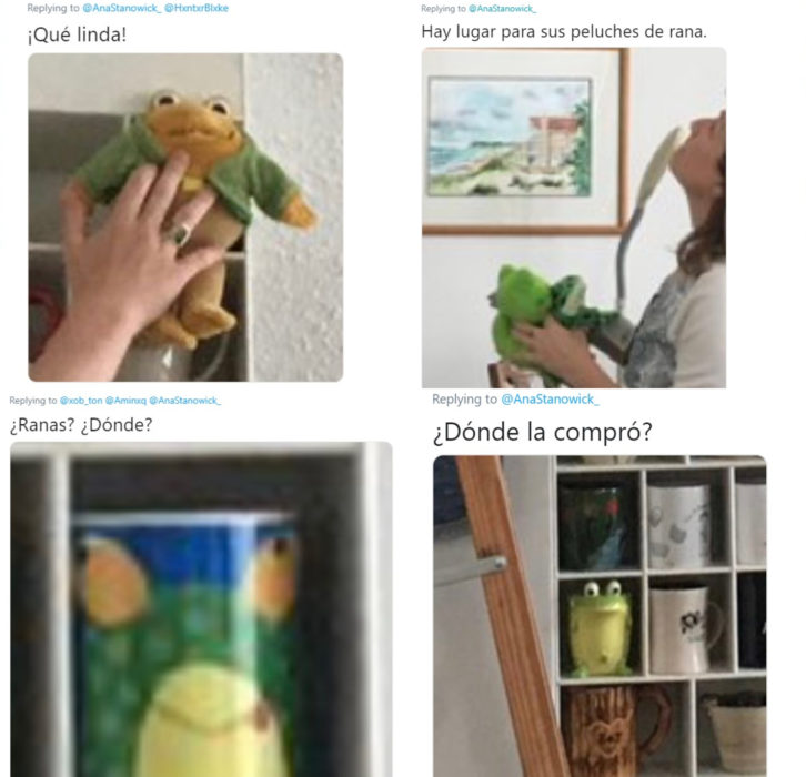 Hombre construye repisa a su novia para que exhiba su colección de tazas y de ranas, y conmueve a Twitter