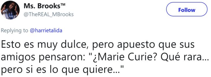 Para su cumpleaños, chica pide un pastel de Mariah Carey, pero sus amigos se confunden y le dan uno de Marie Curie