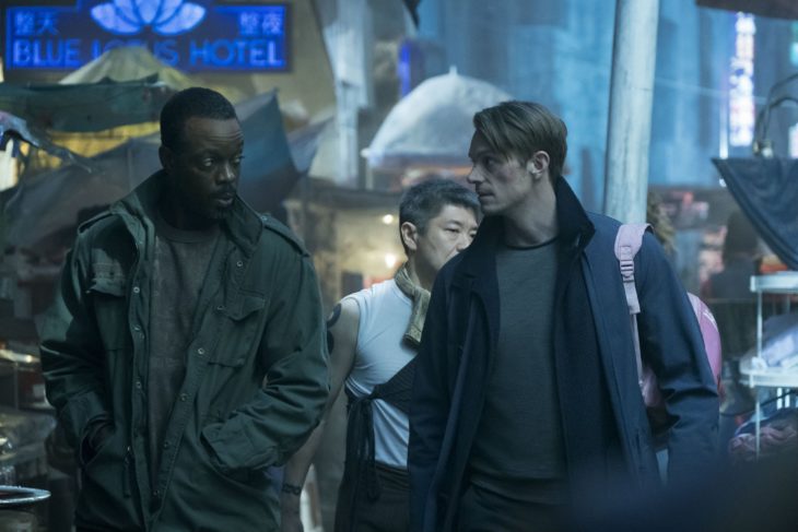 Películas y series en Netflix; Altered carbon con Joel Kinnaman como Takeshi