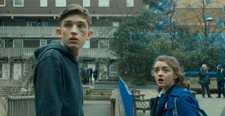 Películas y series en Netflix; iBoy con Bill Milner y Maisie Williams como Lucy y Tom