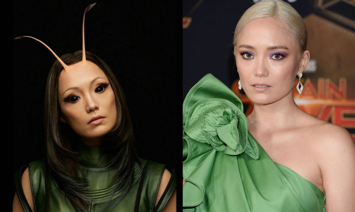 Pom Klementieff interpretando su personaje de Mantis