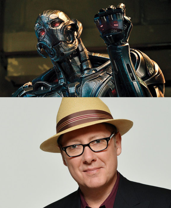 James Spader interpretando el personaje de Ultron en Avengers 