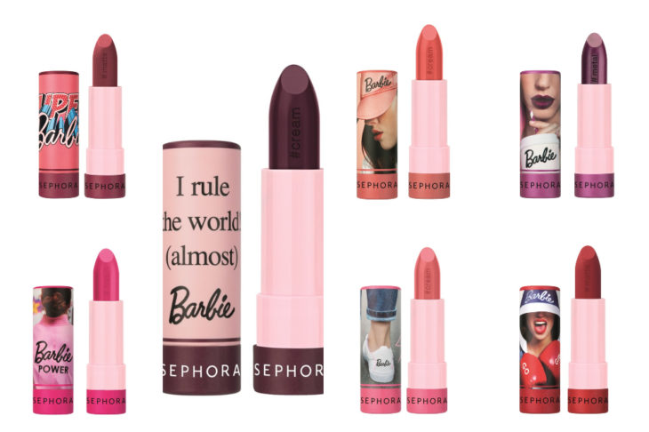 Gamas de labiales de Sephora inspirados en Barbie