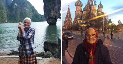 Mujer de 89 años viaja por el mundo y sorprende a las redes