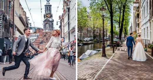 En Ámsterdam te puedes casar por un día y recorrer la ciudad en tu luna de miel