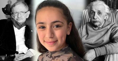 Niña de 11 años supera el coeficiente intelectual de Albert Einstein y Stephen Hawking