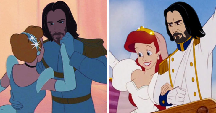 Así se vería Keanu Reeves como príncipe Disney