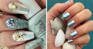 13 Diseños de uñas para las amantes de las sirenas y el mar