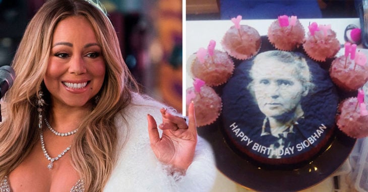 Confunden a Mariah Carey con Marie Curie y el resultado es un gracioso pastel