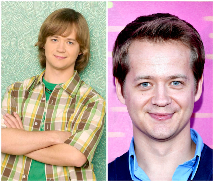 Jason Earles en la serie Hannah Montana junto a Miley Cyrus 