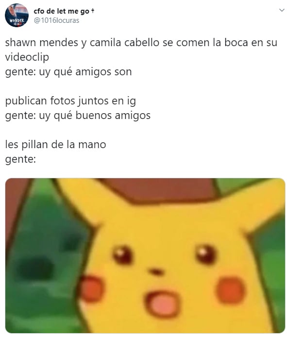 Comentarios en Twitter sobre la relación entre Camila Cabello y Shawn mendes