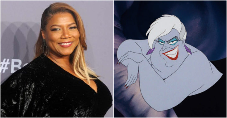 Queen Latifah modelando y sonriendo para una fotografía