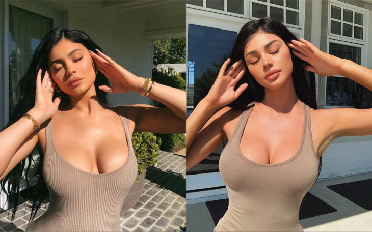 Kristen Hancher chica que recrea las fotos de Kylie Jenner y se ven idénticas 