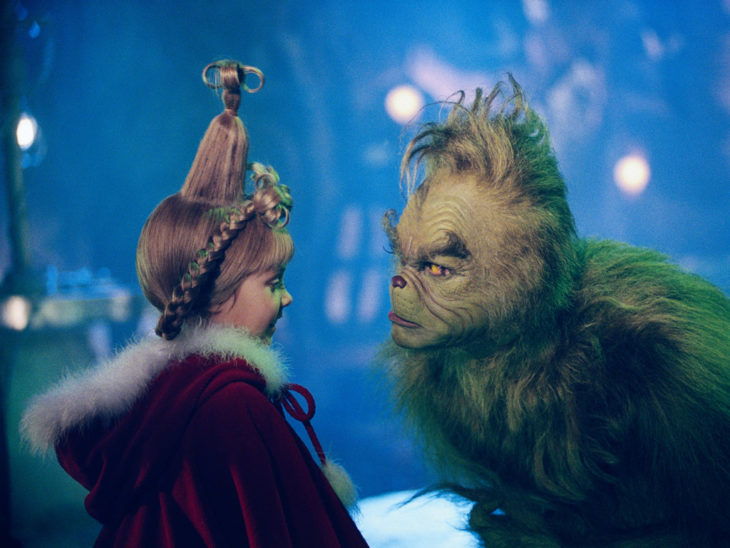 Datos sobre películas; El Grinch y la niña quién; Jim Carrey y Taylor Momsen