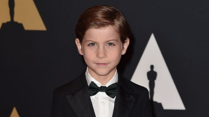 Jacob Tremblay actor de la película La habitación, durante la entrega de premios Oscar 