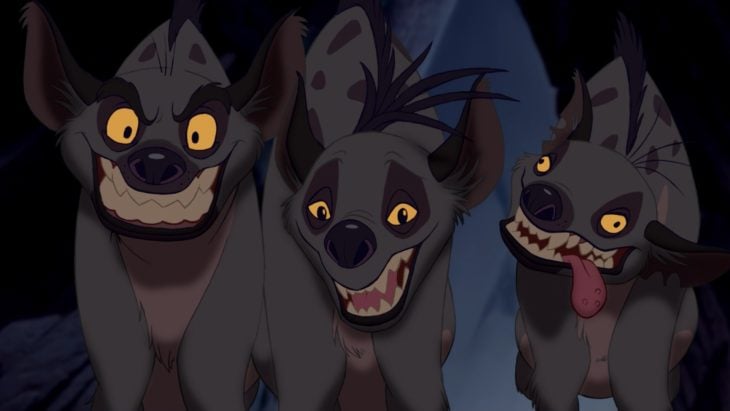 Curiosidades de película de Disney El rey león de 1994; hienas, Shenzi, Banzai y Ed