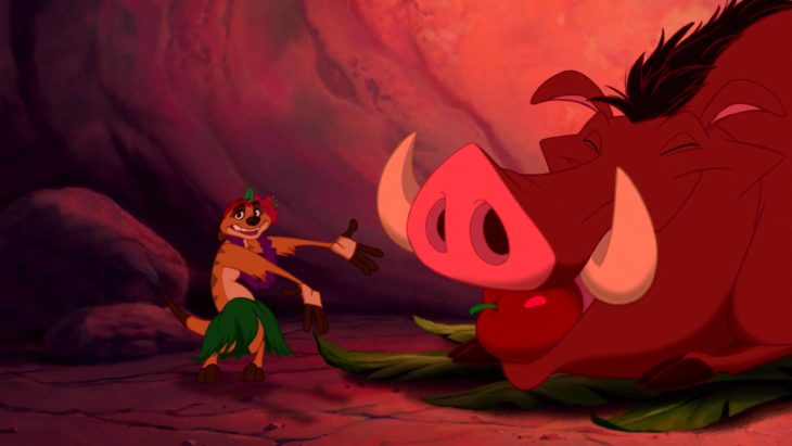 Curiosidades de la película de Disney, El rey León de 1994; Timón y Pumba