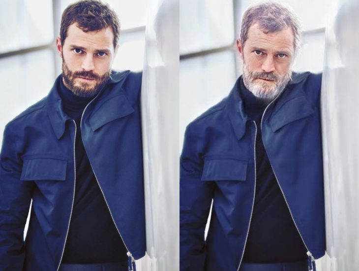 Famosos con filtro que hace viejo; Jamie Dornan antes y después