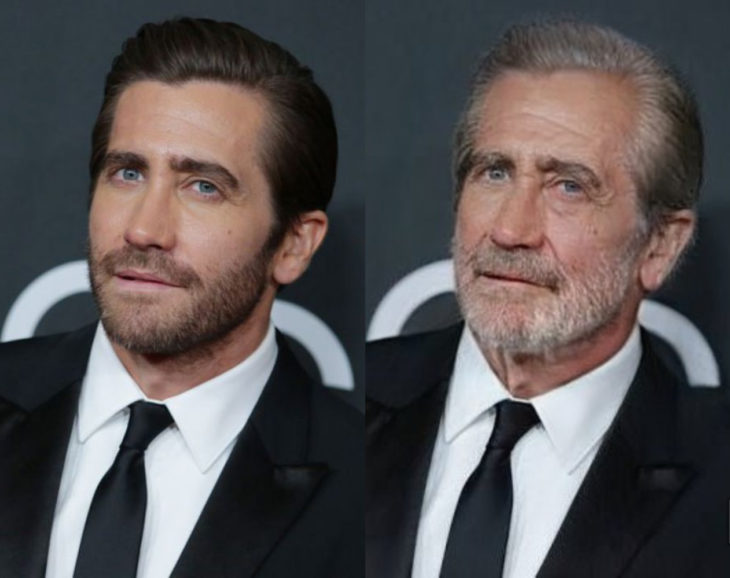 Famosos con filtro que hace viejo; Jake Gyllenhaal antes y después