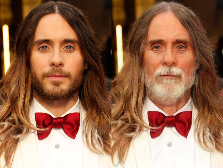 Famosos con filtro que hace viejo; Jared Leto antes y después