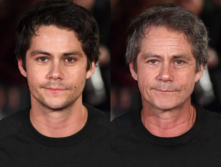 Famosos con filtro que hace viejo; Dylan O´Brien