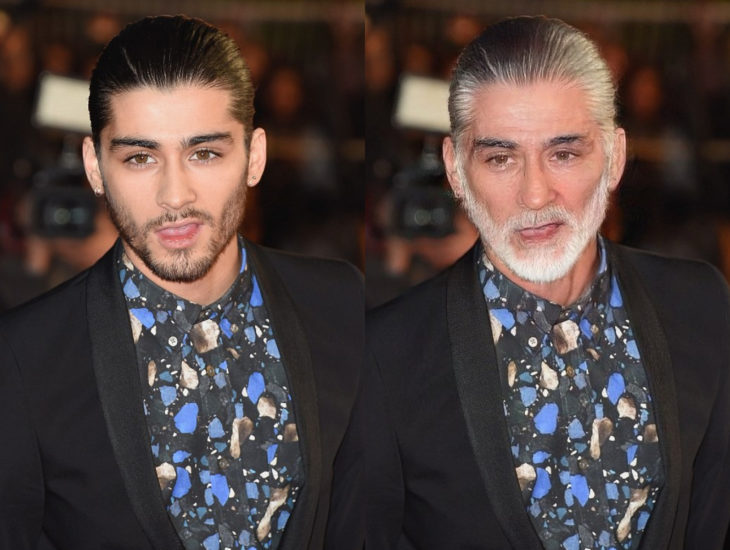 Famosos con filtro que hace viejo; Zayn Malik antes y después