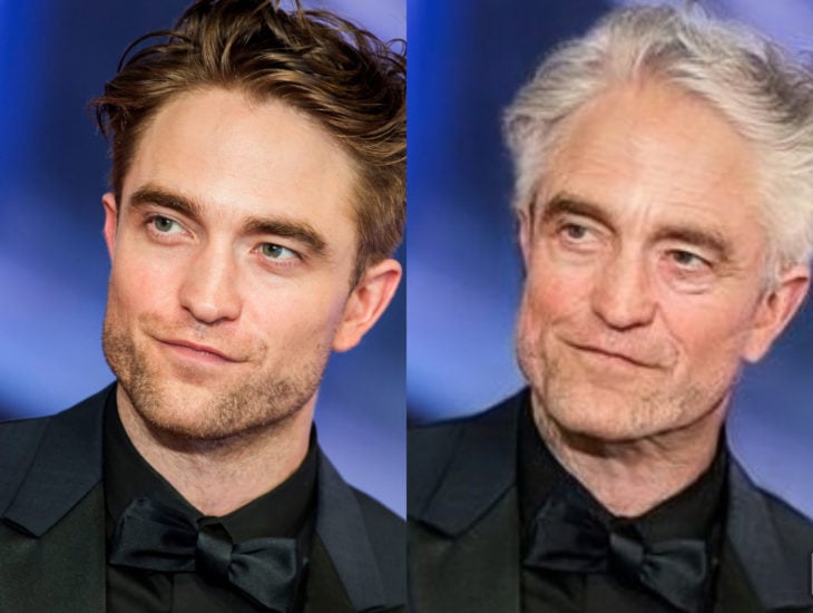 Famosos con filtro que hace viejo; Robert Pattinson antes y despúes