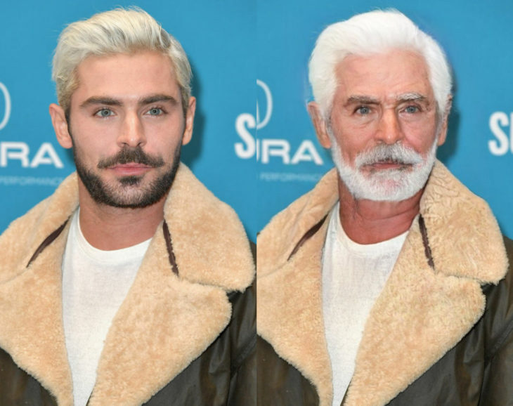 Famosos con filtro que hace viejo; Zac Efron antes y después