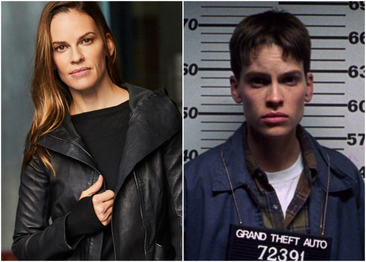 Hilary Swank como Brandon Teena en Boys don't cry