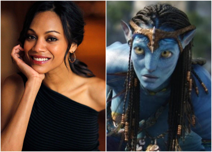 Zoe Saldana cono Neytiri en Avatar