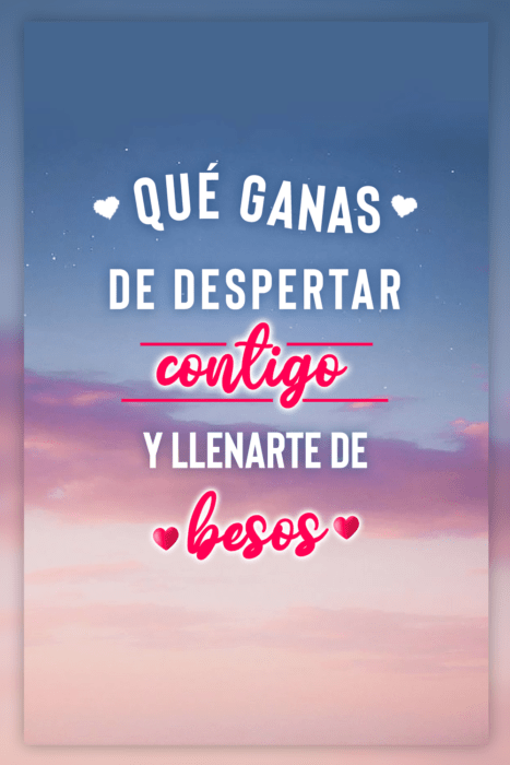 Frases que puedes poner en tu estado de Whatsapp con un fondo de color pastel corazones 