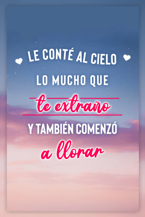 Frases que puedes poner en tu estado de Whatsapp con un fondo de color pastel corazones 