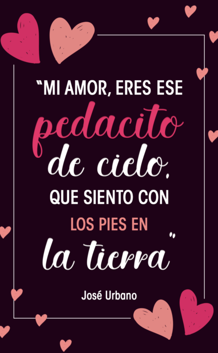 Frases que puedes poner en tu estado de Whatsapp con un fondo de color pastel corazones 