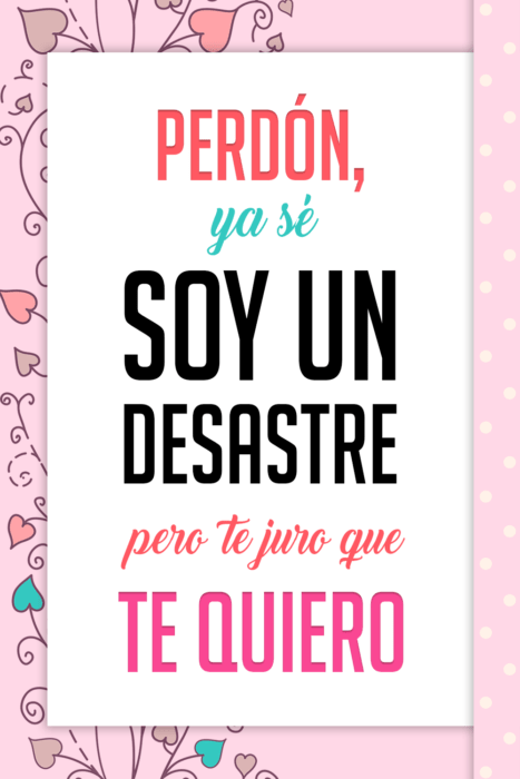 Frases que puedes poner en tu estado de Whatsapp con un fondo de color pastel corazones 