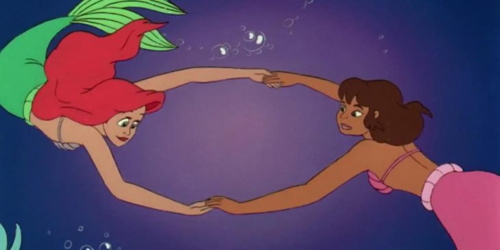 Ariel y Gabriella, la sirena negra y sorda que apareció en la serie de La Sirenita de 1992