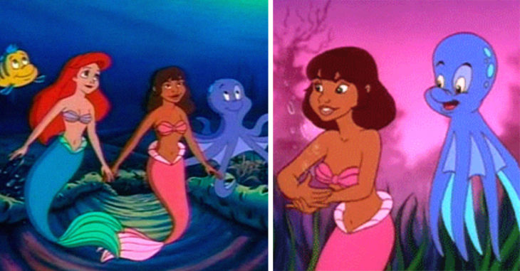 Gabriella, la sirena negra y sorda en la serie de La Sirenita