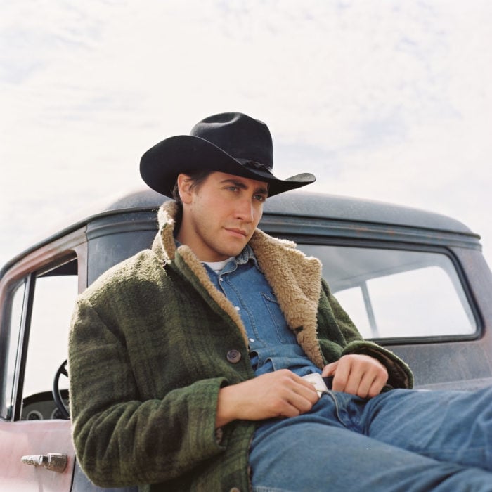 Actor Jake Gyllenhaal como vaquero en Secreto en la montaña en 2005