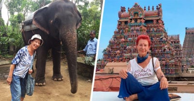 Tiene 83 años y es la abuela mochilera que viaja por el mundo