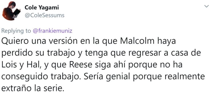Frankie Muniz quiere hacer un reboot de Malcolm el de en medio