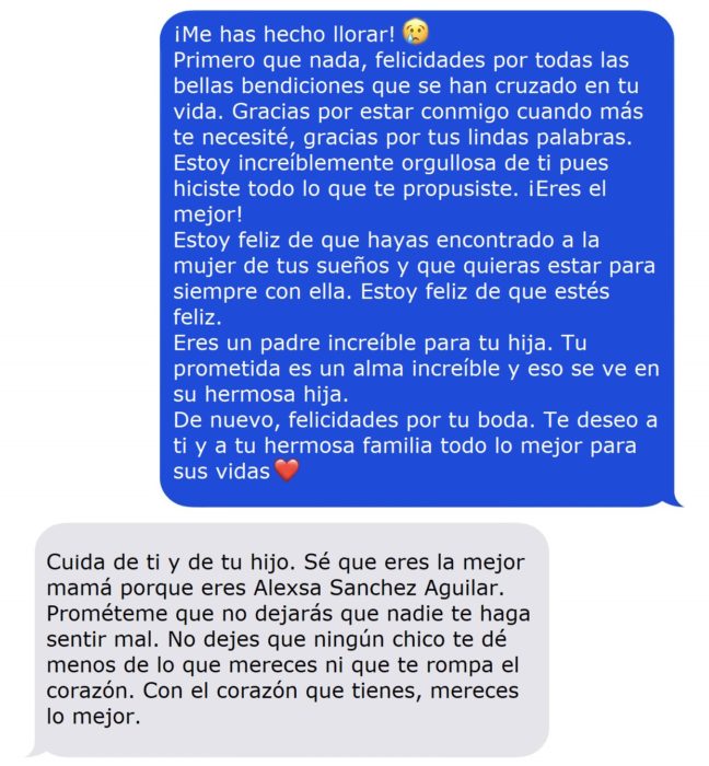 Alexsa Sanchez Aguilar; chica recibió mensaje de su exnovio un día antes de su boda