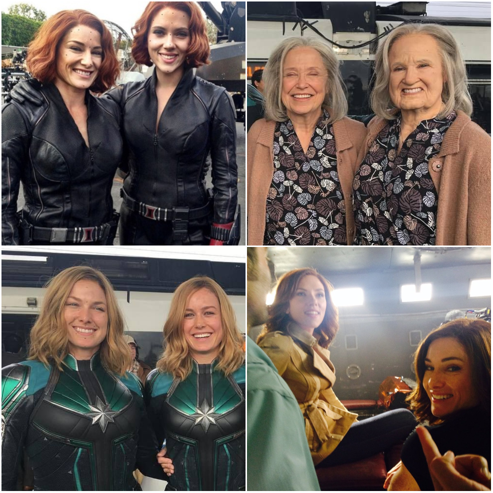 Heidi y Renae Moneymaker dobles de acción para películas de Marvel.