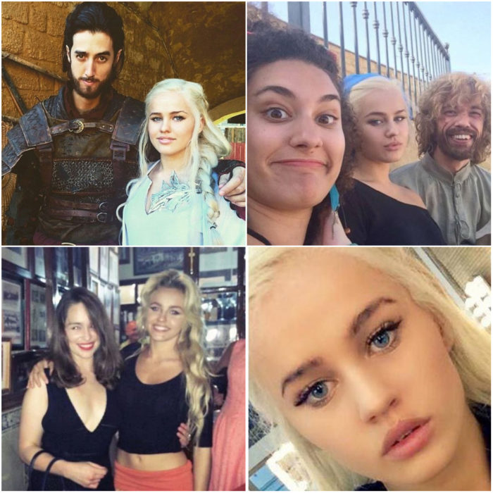 Rosie Mac, modelo, doble Game of Thrones, Emilia Clarke